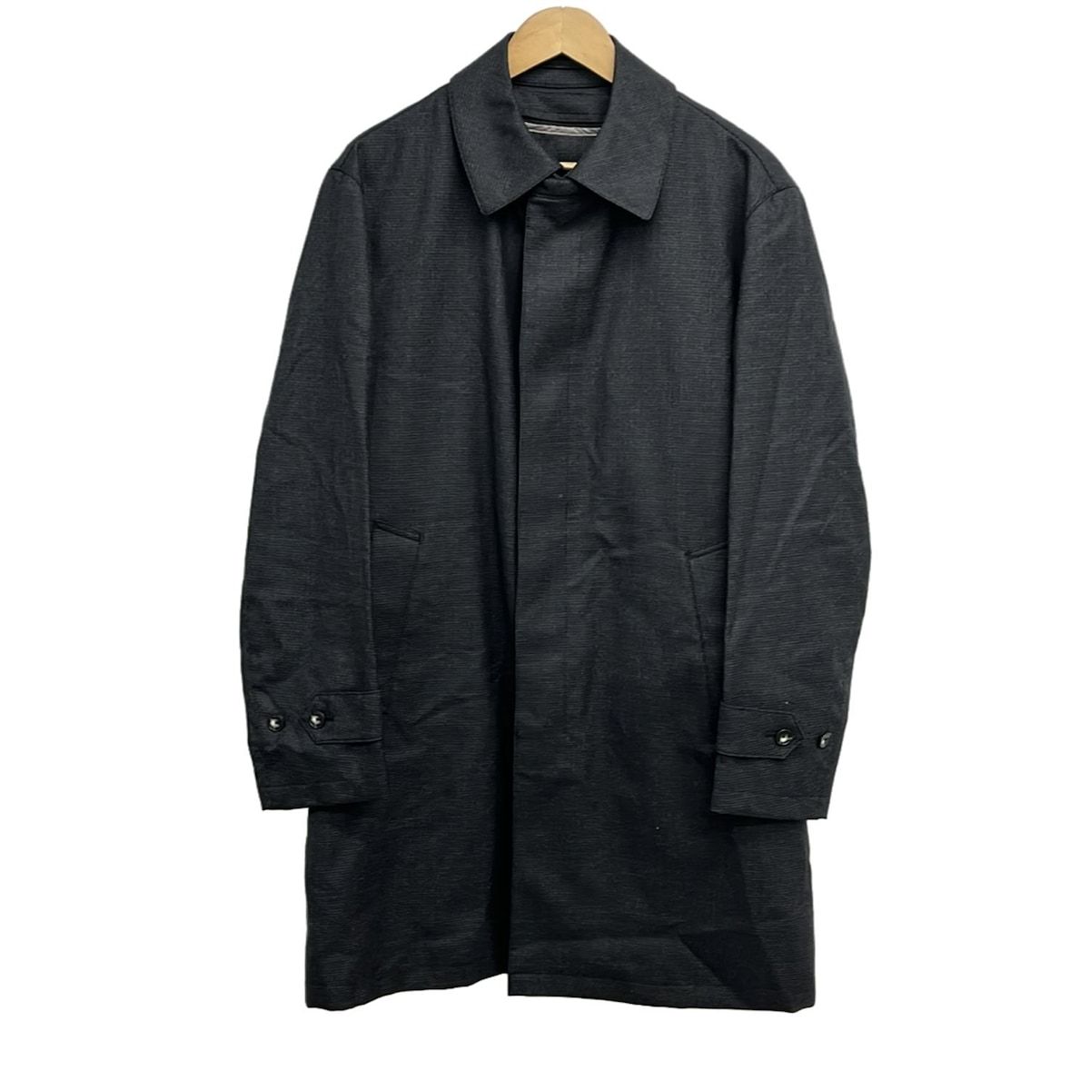 五大陸 gotairiku ゴタイリク コート サイズL メンズ - 黒×ダークグレー 長袖 秋 冬