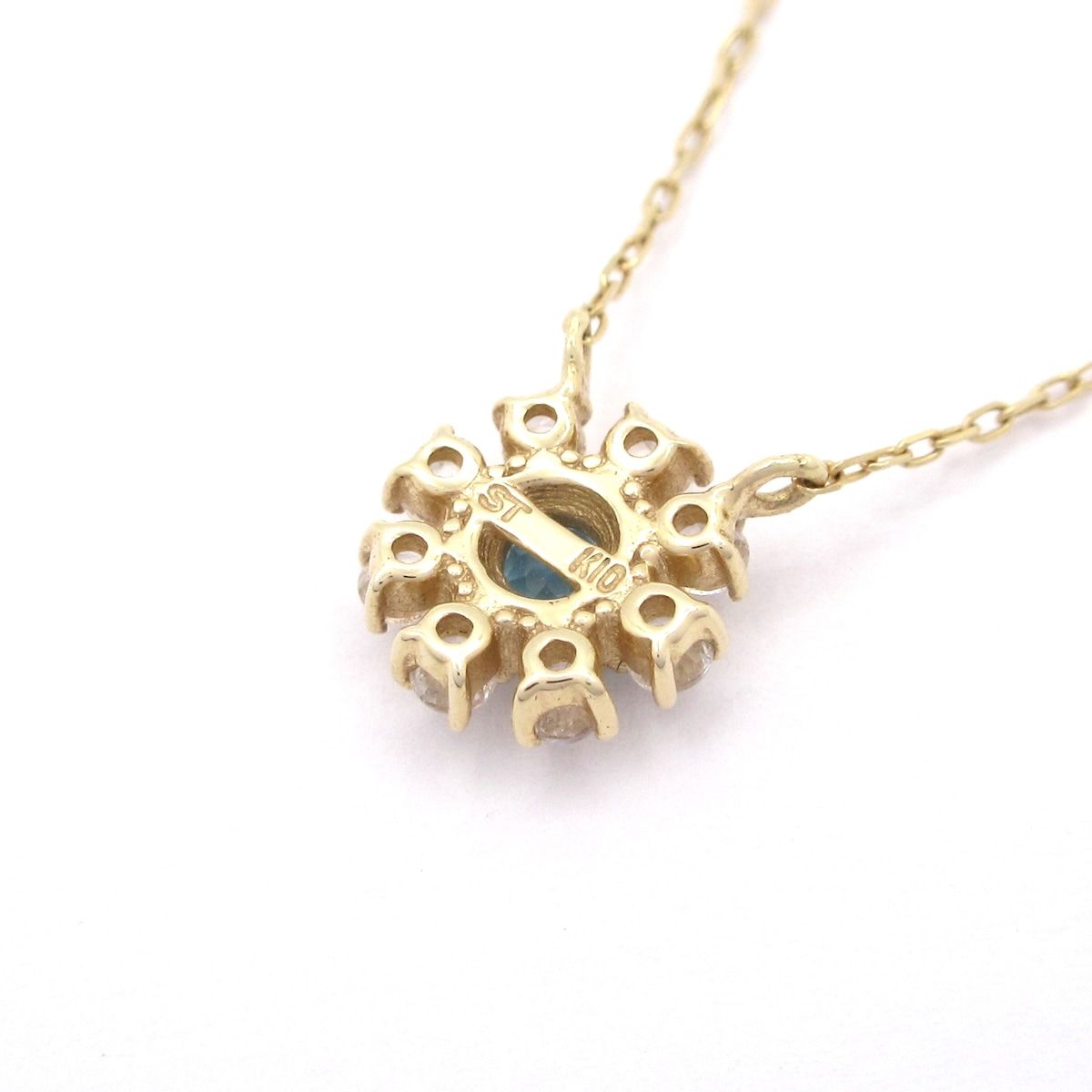 Samantha Tiara(サマンサ ティアラ) ネックレス美品 K10YG×ライト