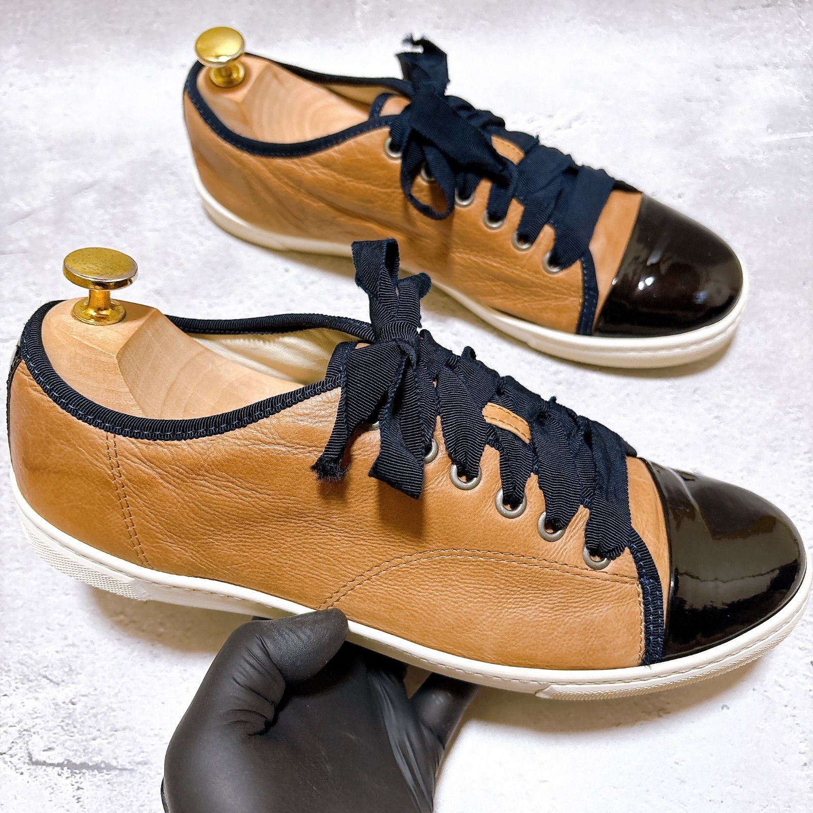 LANVIN ランバン メンズ スニーカー 26cm - メルカリ