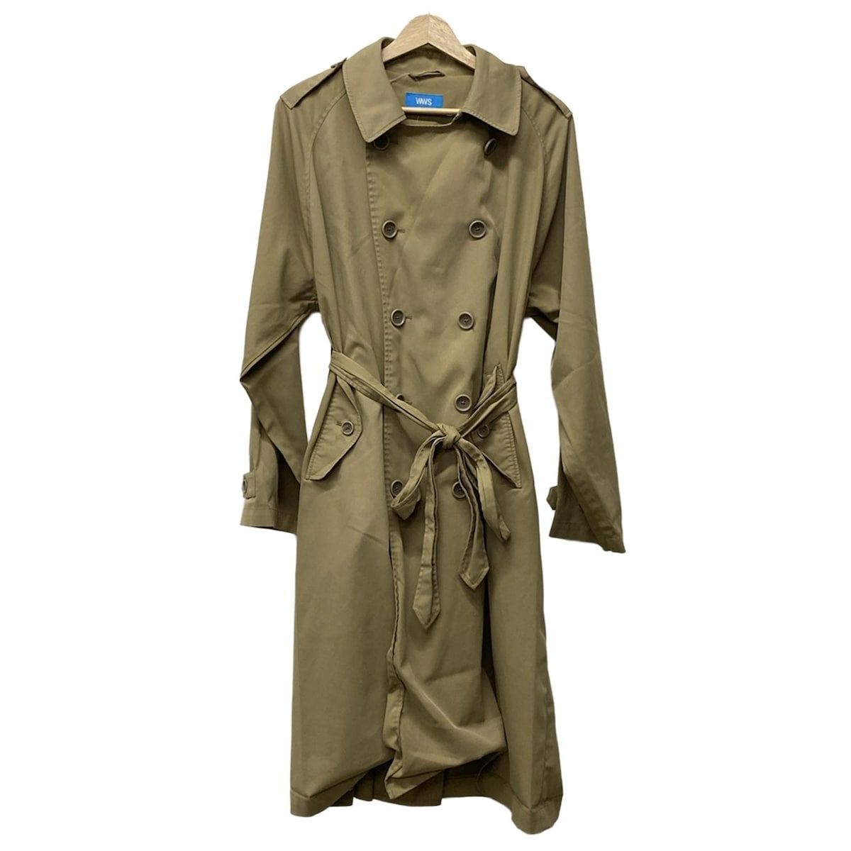 WWS ワークウェアスーツ コート サイズL メンズ ベージュ 長袖 春 秋 ロング丈