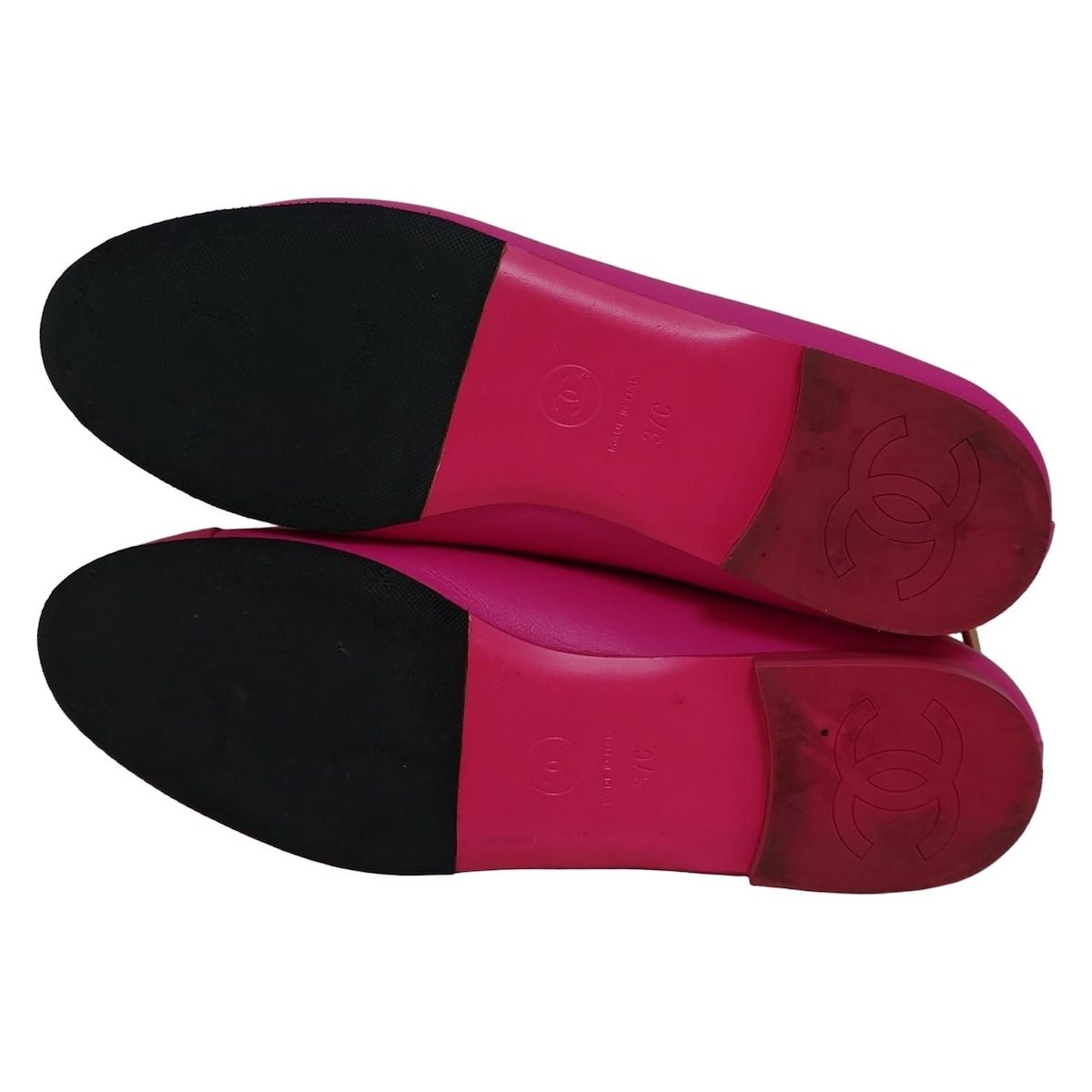 CHANEL(シャネル) フラットシューズ 37 c レディース - G38986 ピンク