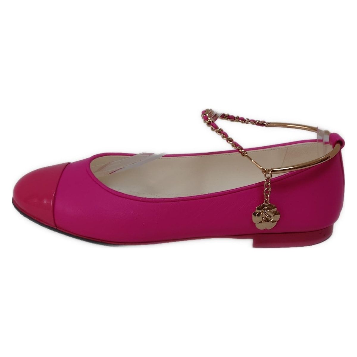 CHANEL(シャネル) フラットシューズ 37 c レディース - G38986 ピンク