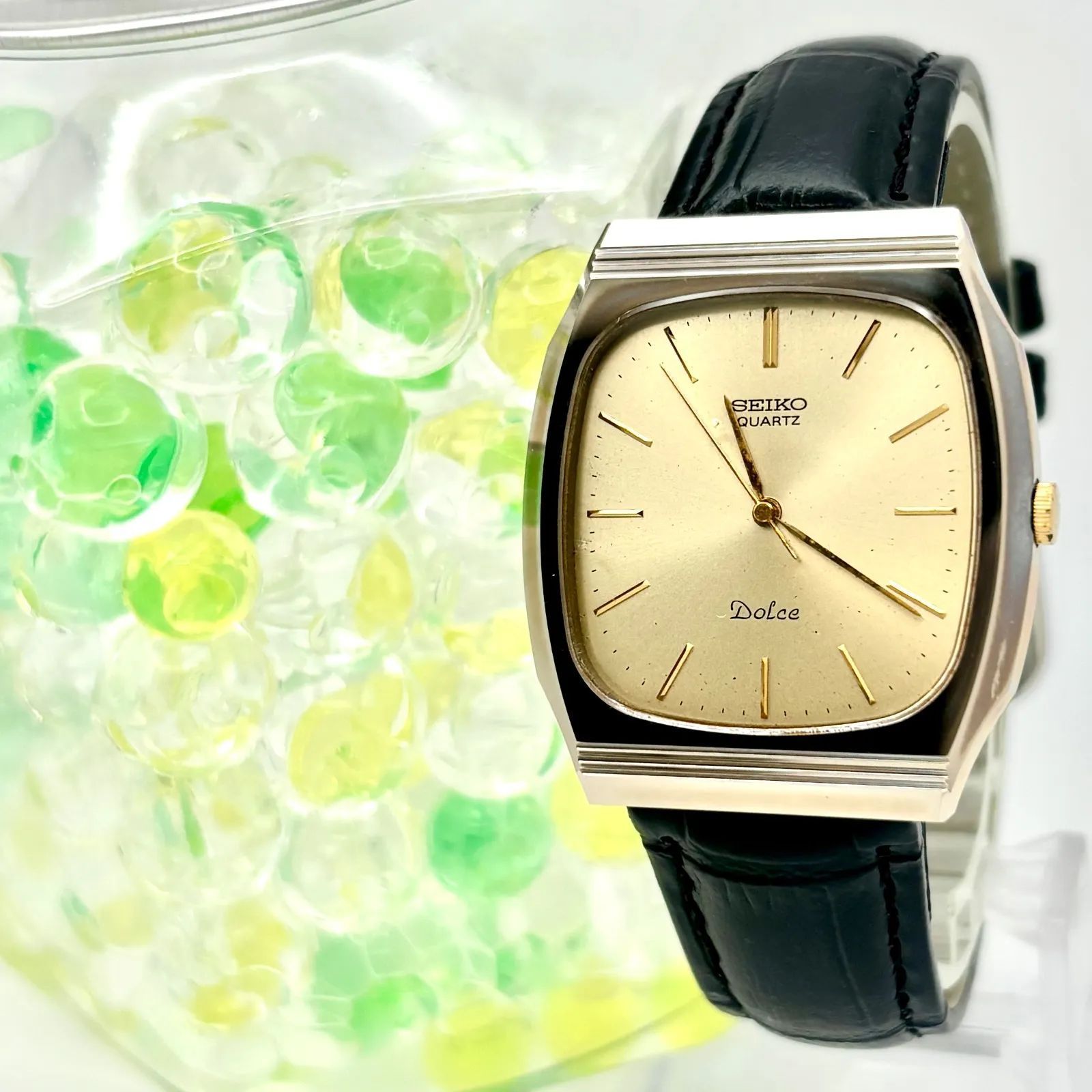 新品電池】SEIKO セイコー Dolce ドルチェ メンズ 腕時計 ゴールド