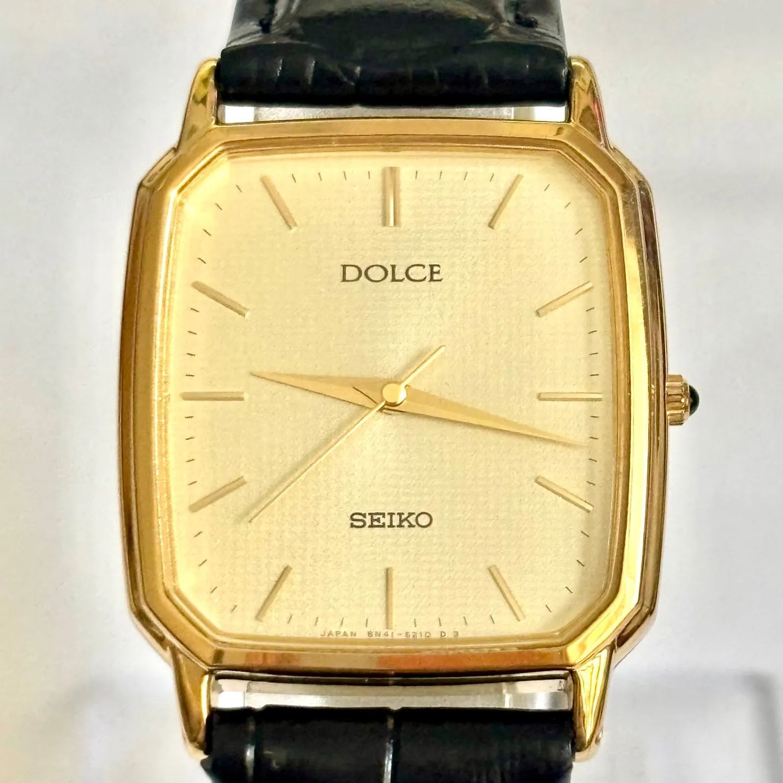 新品電池】SEIKO セイコー DOLCE ドルチェ ゴールド メンズ 腕時計