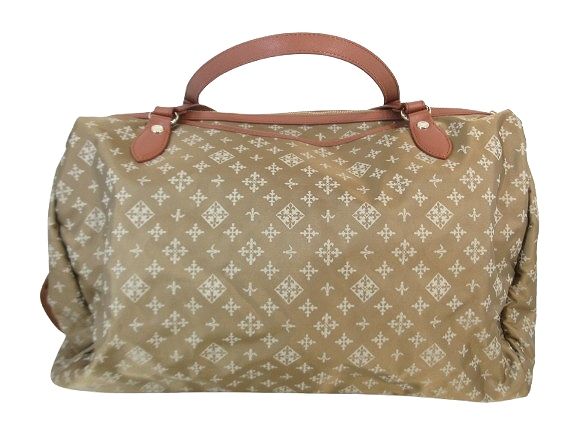 ラシット russet ボストン バッグ ショルダー モノグラム柄 総柄 ブラウン QQQ