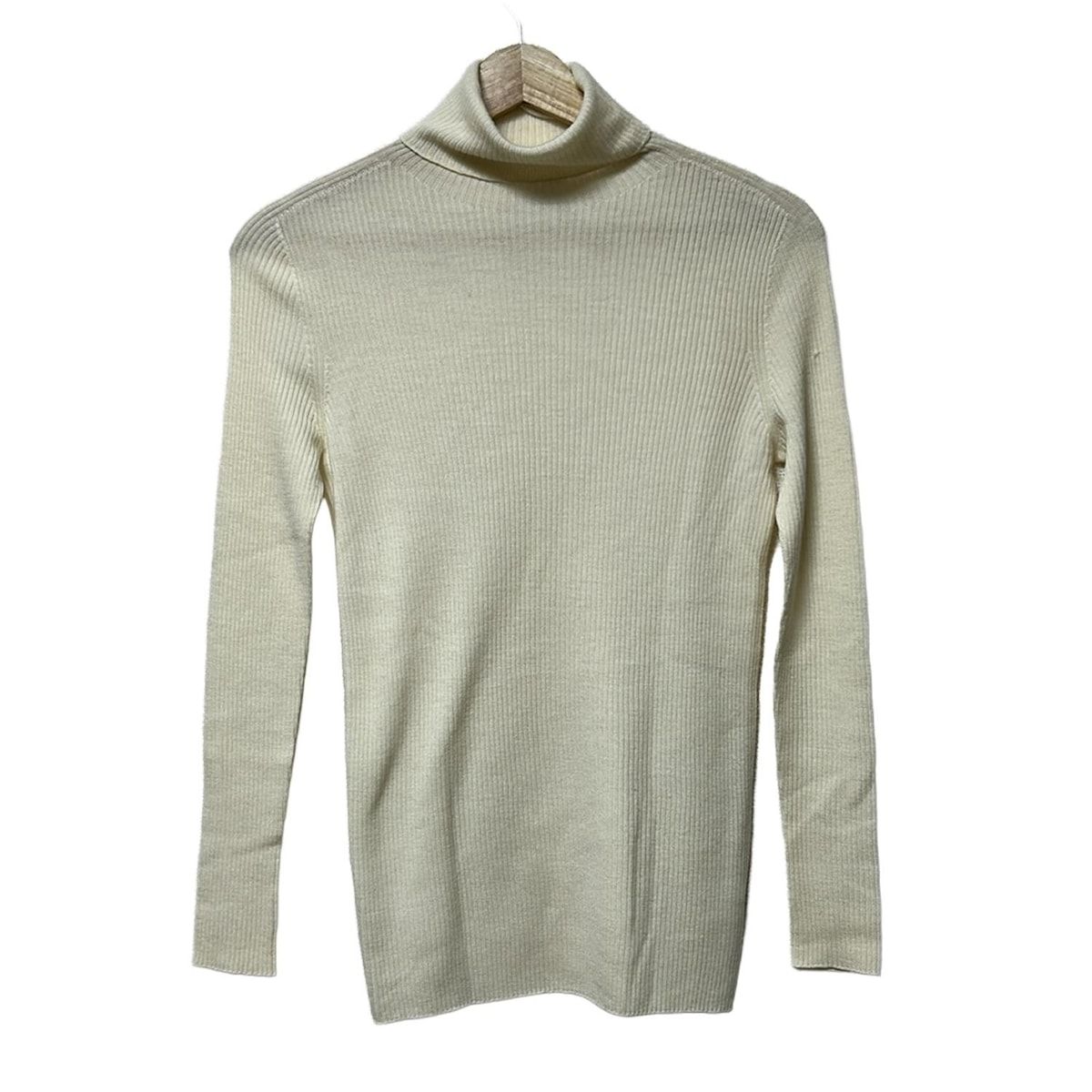 FABIANA FILIPPI ファビアーナフィリッピ 長袖カットソー サイズX S レディース アイボリー タートルネック ニット