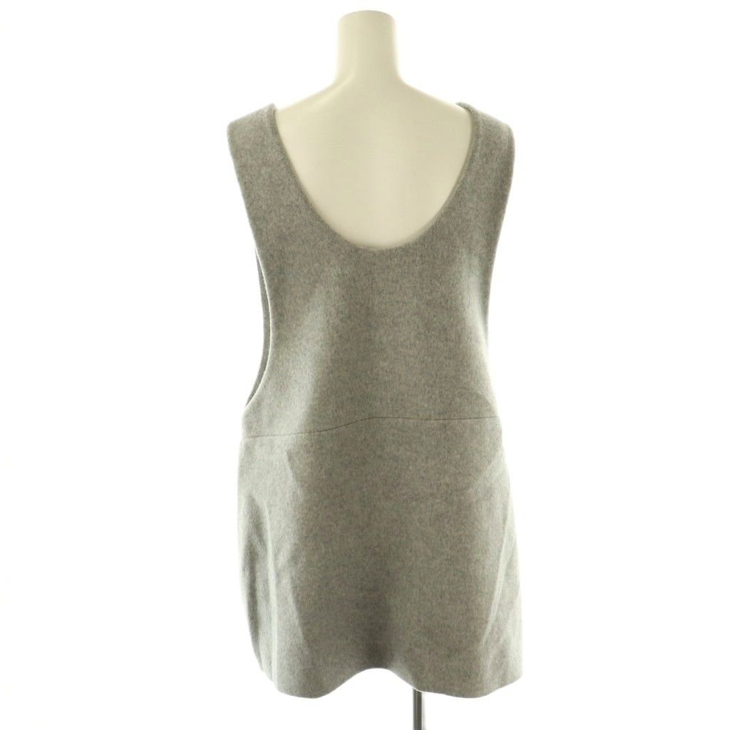 ナゴンスタンス nagonstans 25 AW mini dress vest ベスト プルオーバー M グレー HK OS
