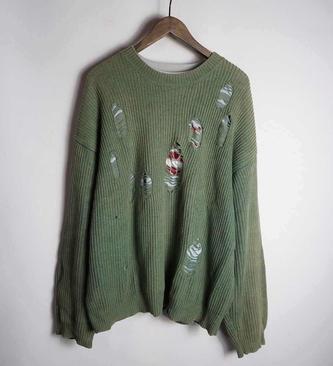 DAIRIKU ダイリク Layered Damage Knit ブロークン レイヤード ニット