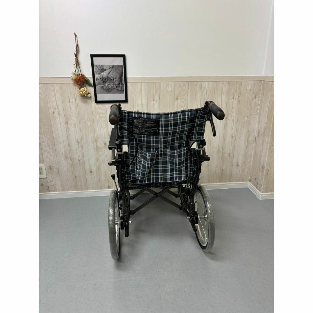 WAVIT+シリーズ WAP16-42 ノーパンクタイヤ 車椅子 介助型 KAWAMURA