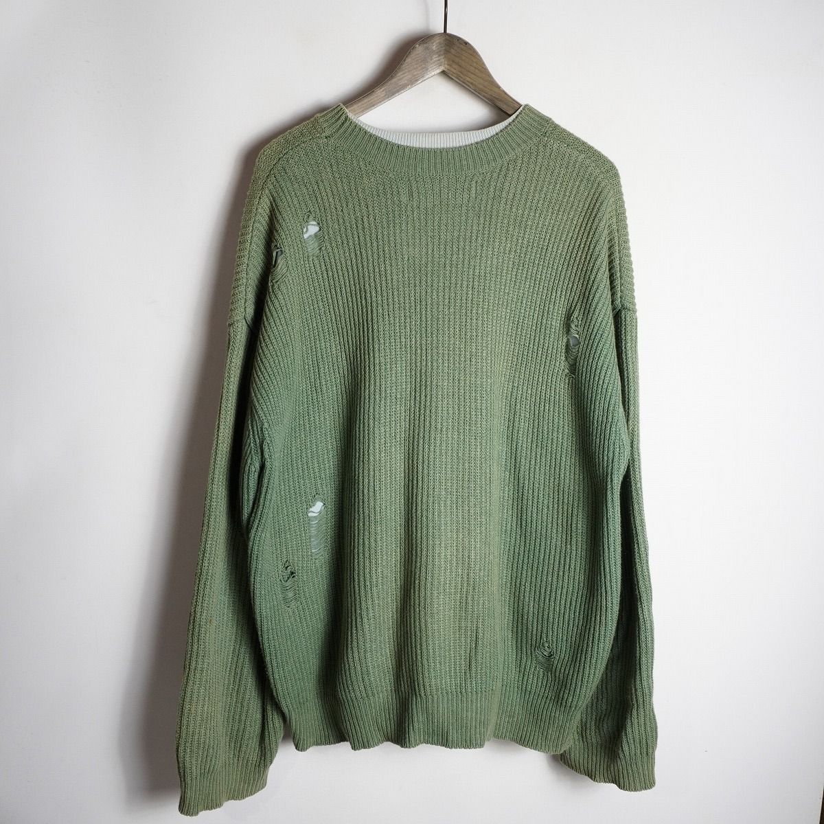 DAIRIKU ダイリク Layered Damage Knit ブロークン レイヤード ニット