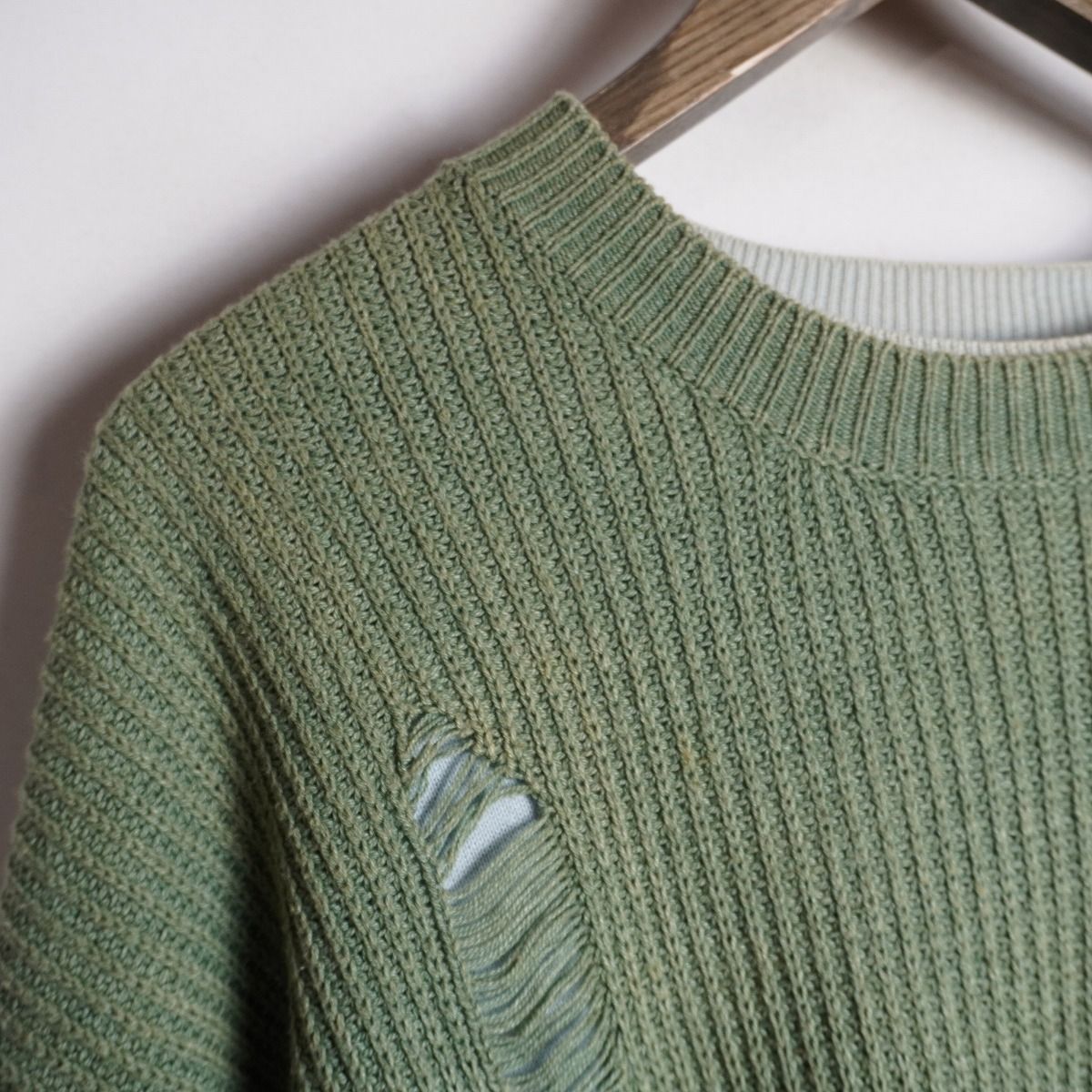 DAIRIKU ダイリク Layered Damage Knit ブロークン レイヤード ニット