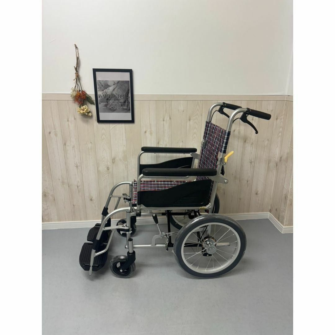 NEO-2 W NISSIN 日進医療機器 介助式 車椅子 介護用品 ノーパンクタイヤ