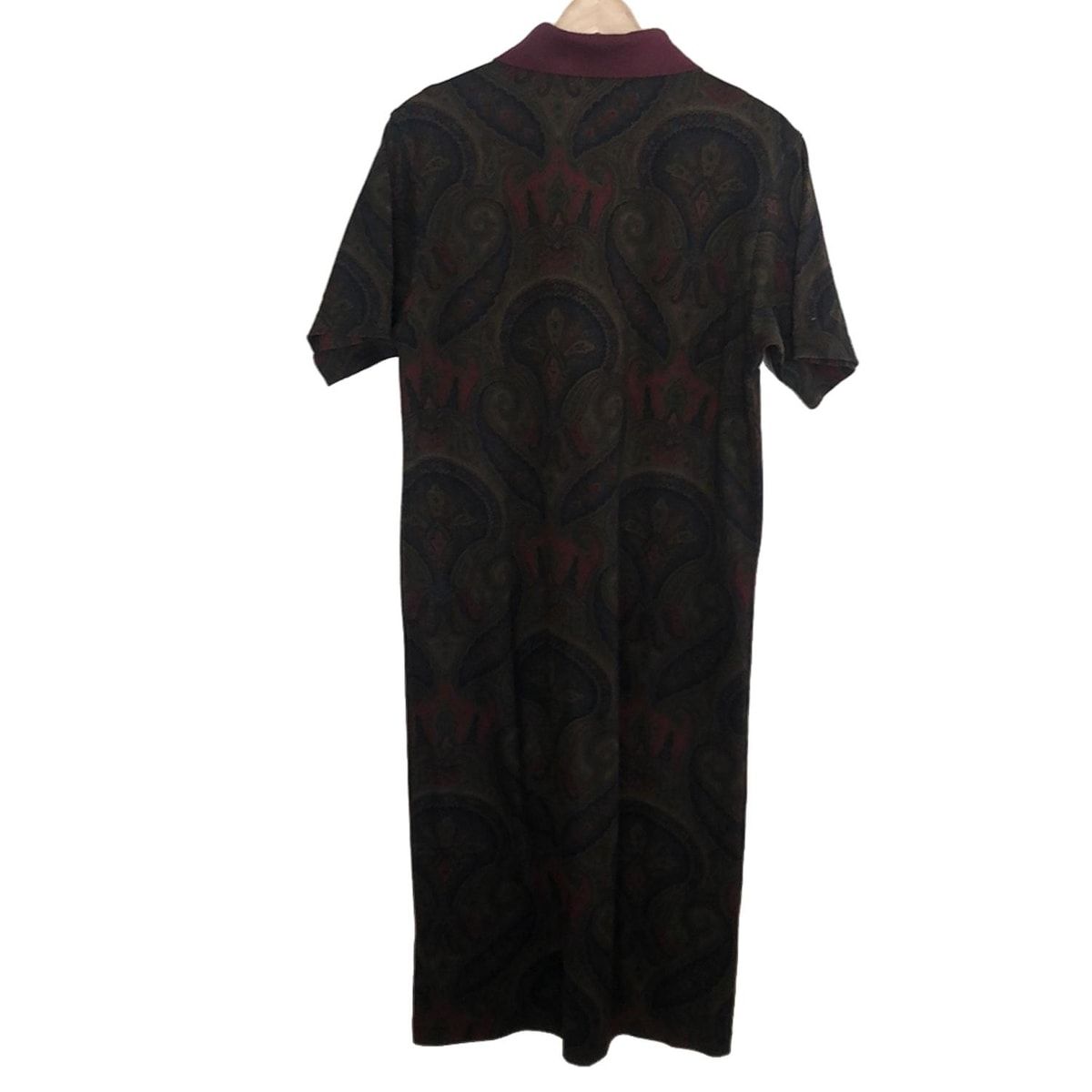 ETRO(エトロ) ワンピース サイズL レディース - カーキ×ボルドー