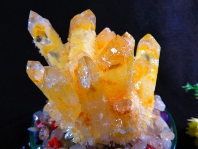 絶品☆超美しい☆浄化済み☆ブラジル産☆ 天然水晶宝石☆シトリン