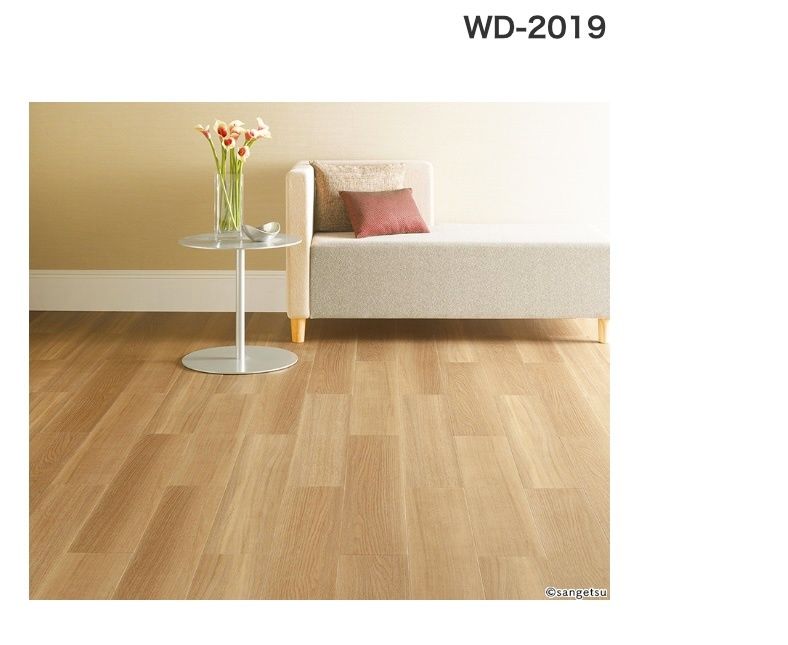 sangetsu フロアタイル ヨーロピアンオーク 型番 WD-2019 アウトレット品 ８ケース 予備