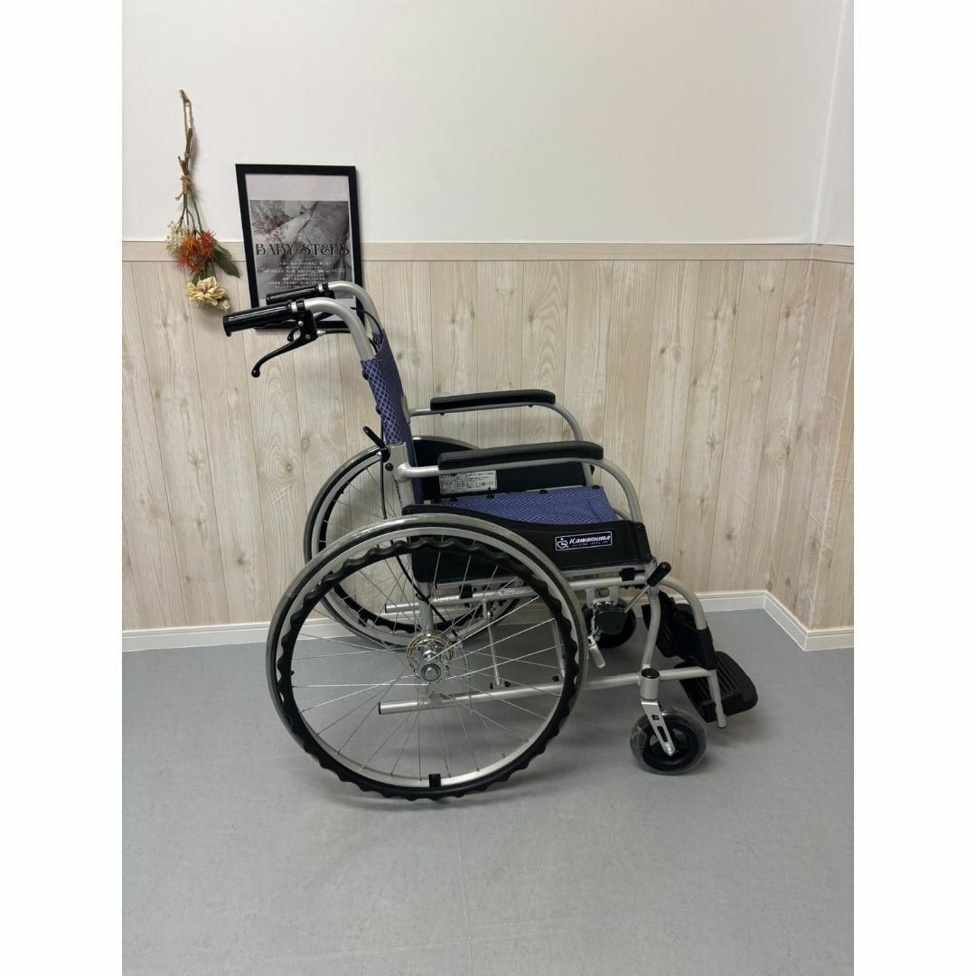 ふわりす カワムラサイクル KF22-40SB 自走式 車椅子 軽量 ノーパンク