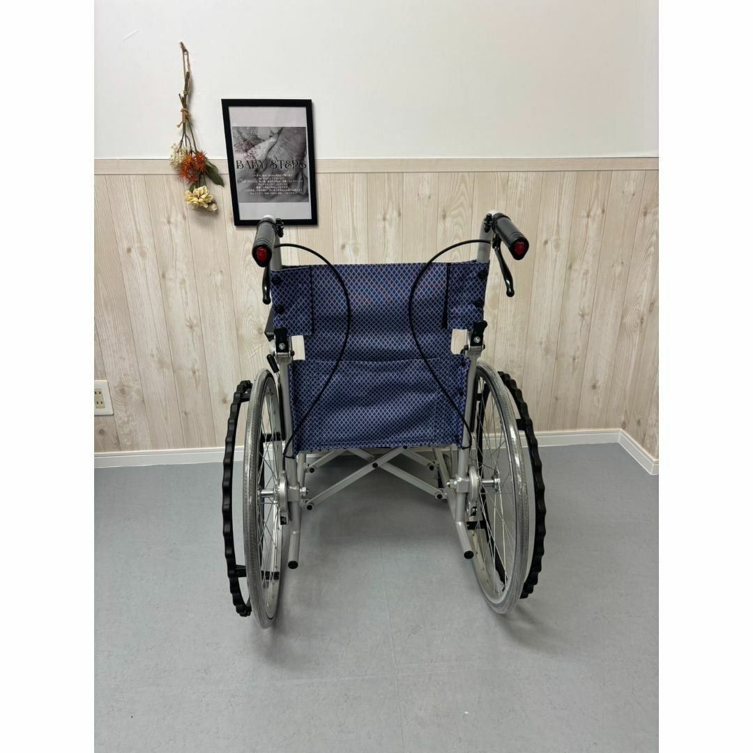 ふわりす カワムラサイクル KF22-40SB 自走式 車椅子 軽量 ノーパンク