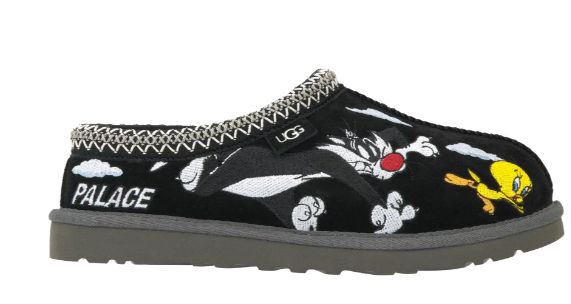 販売 280 アグ x パレス ルーニー テューンズ タスマン スリッパ ブラック