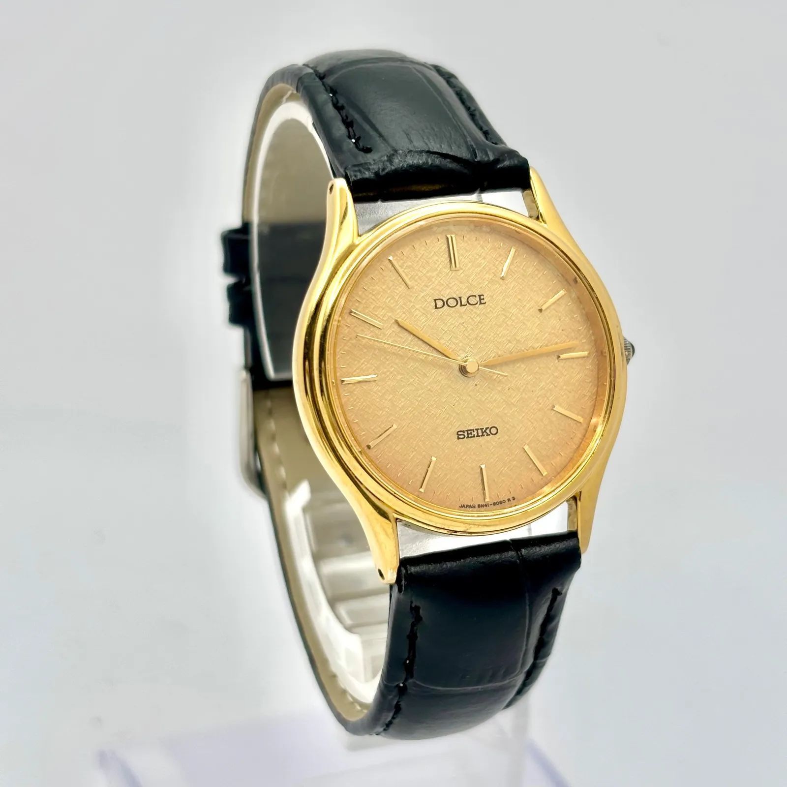 新品電池】SEIKO セイコー DOLCE ドルチェ メンズ 腕時計 ゴールド