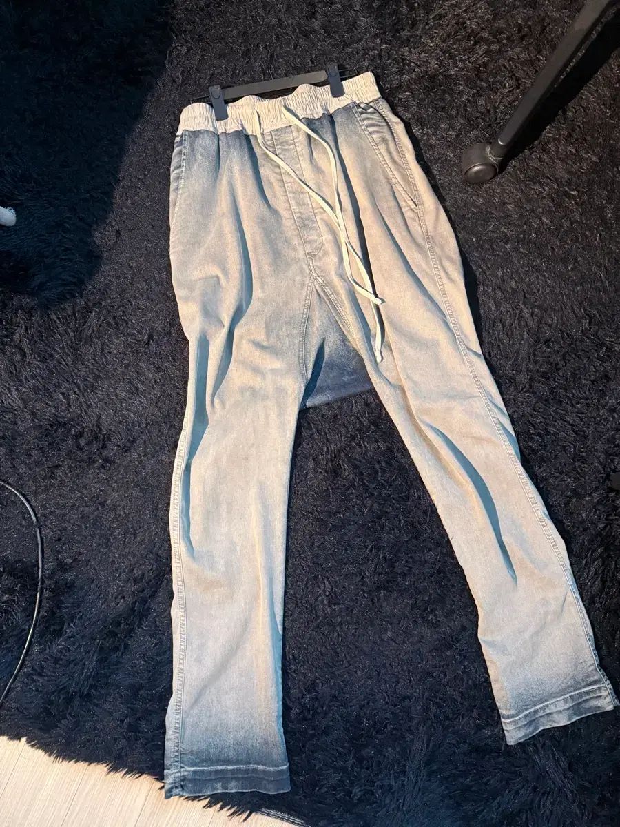 RICK OWENS s HER SLER DROSTRING BAGGY PANTS