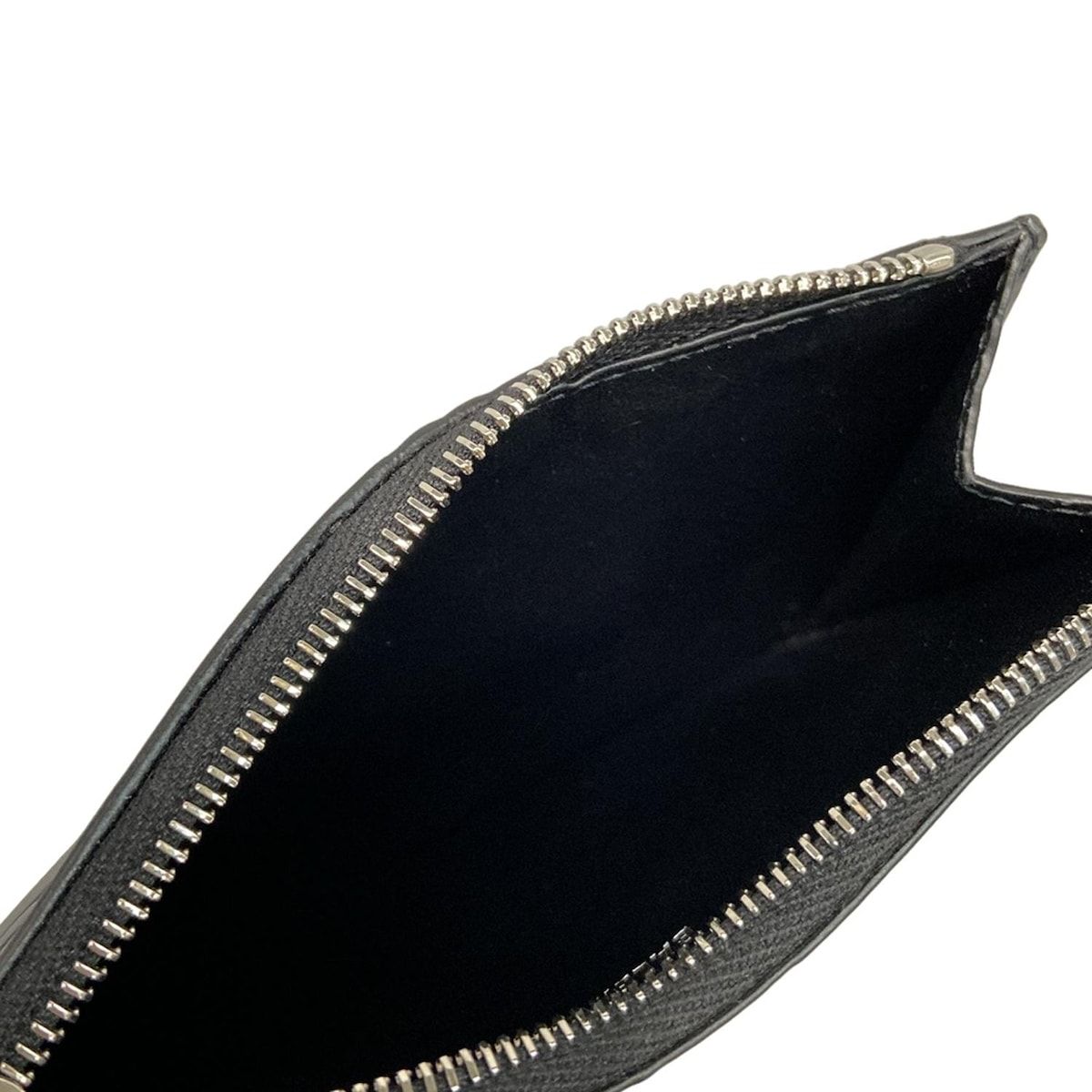  バレンシアガ コインケース - 717784 黒 型押し加工 フラグメントケース レザー その他 折り財布
