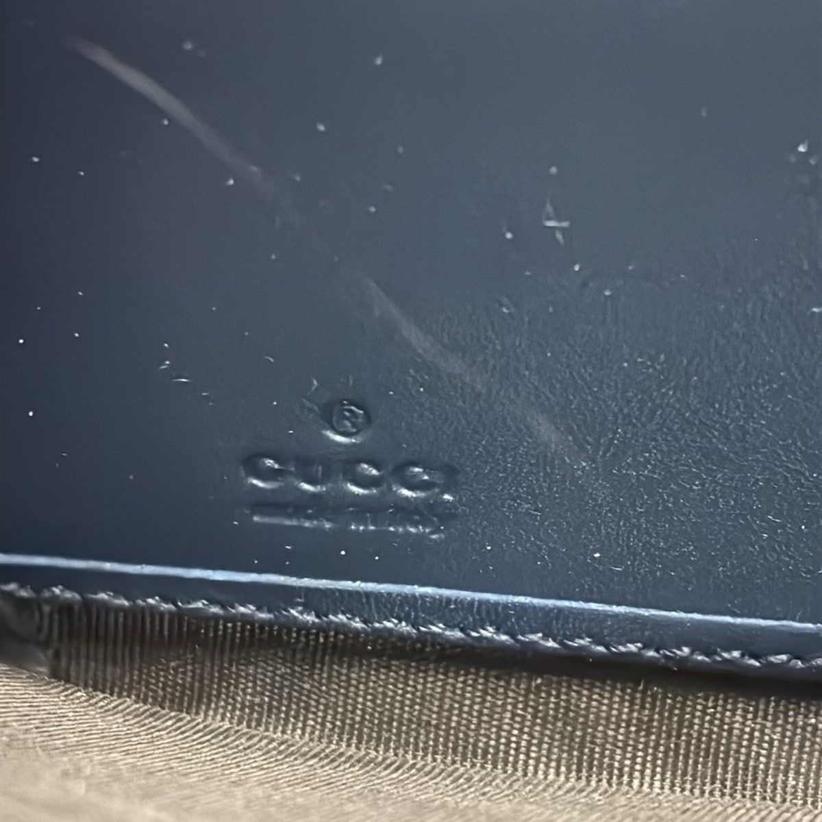  GUCCI グッチ 長財布 GGマーモント 443123 ライトブルー パール ラウンドファスナー 日本 その他 小物