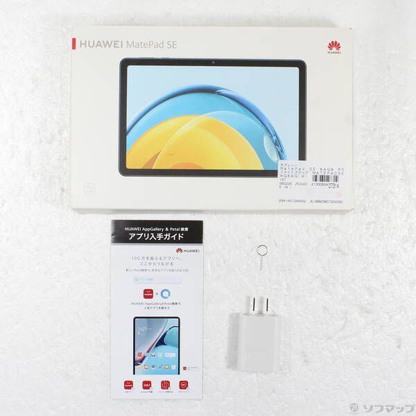 中古品〕 MatePad SE 64GB グラファイトブラック MATEPADSE4G64G Wi-Fi