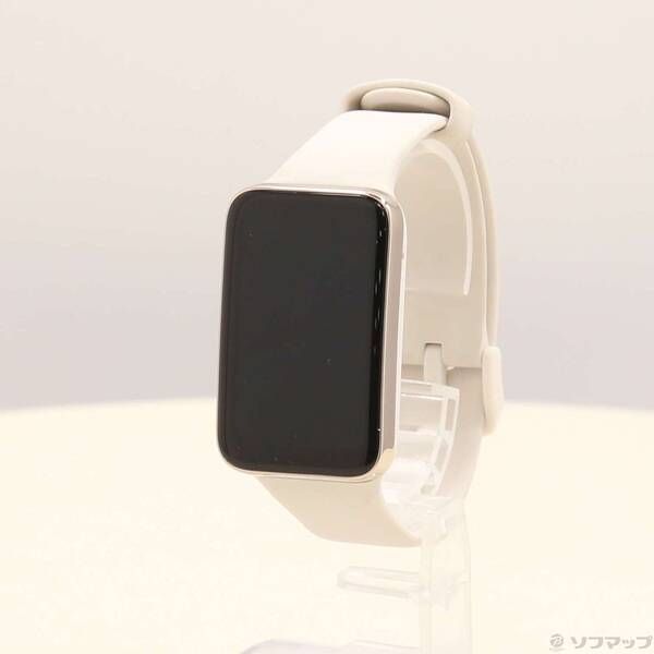 〔中古品〕 Xiaomi Smart Band 7 Pro アイボリー【348】