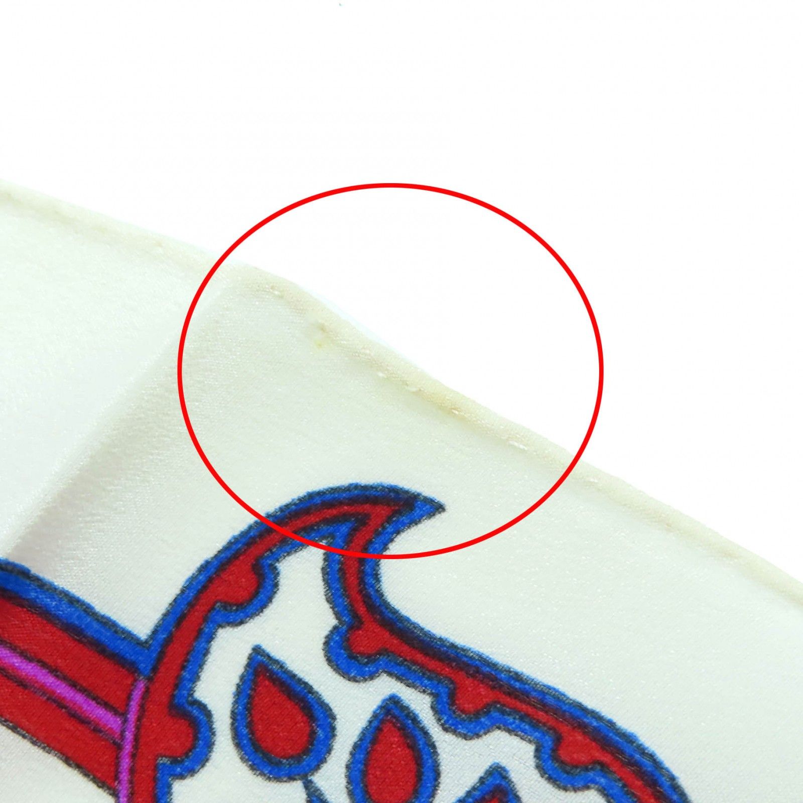 美品△HERMES エルメス シルク100％ ペイズリーモチーフ 総柄 ストール