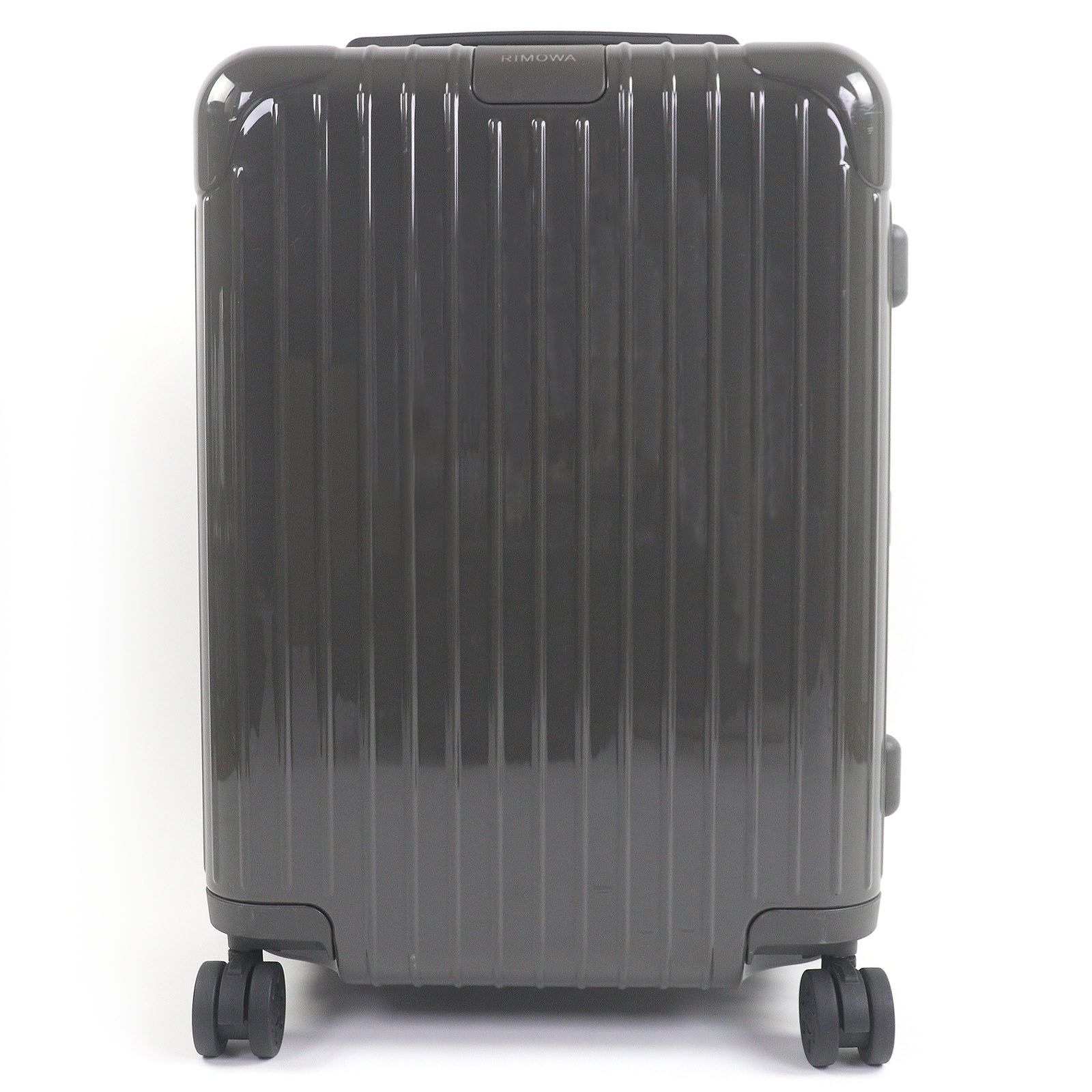 RIMOWA リモワ 832.53.83 エッセンシャル キャビン ポリカーボネート TSAロック搭載 4輪 キャリーバッグ グレーグロス 36 L 保存袋付き メンズ