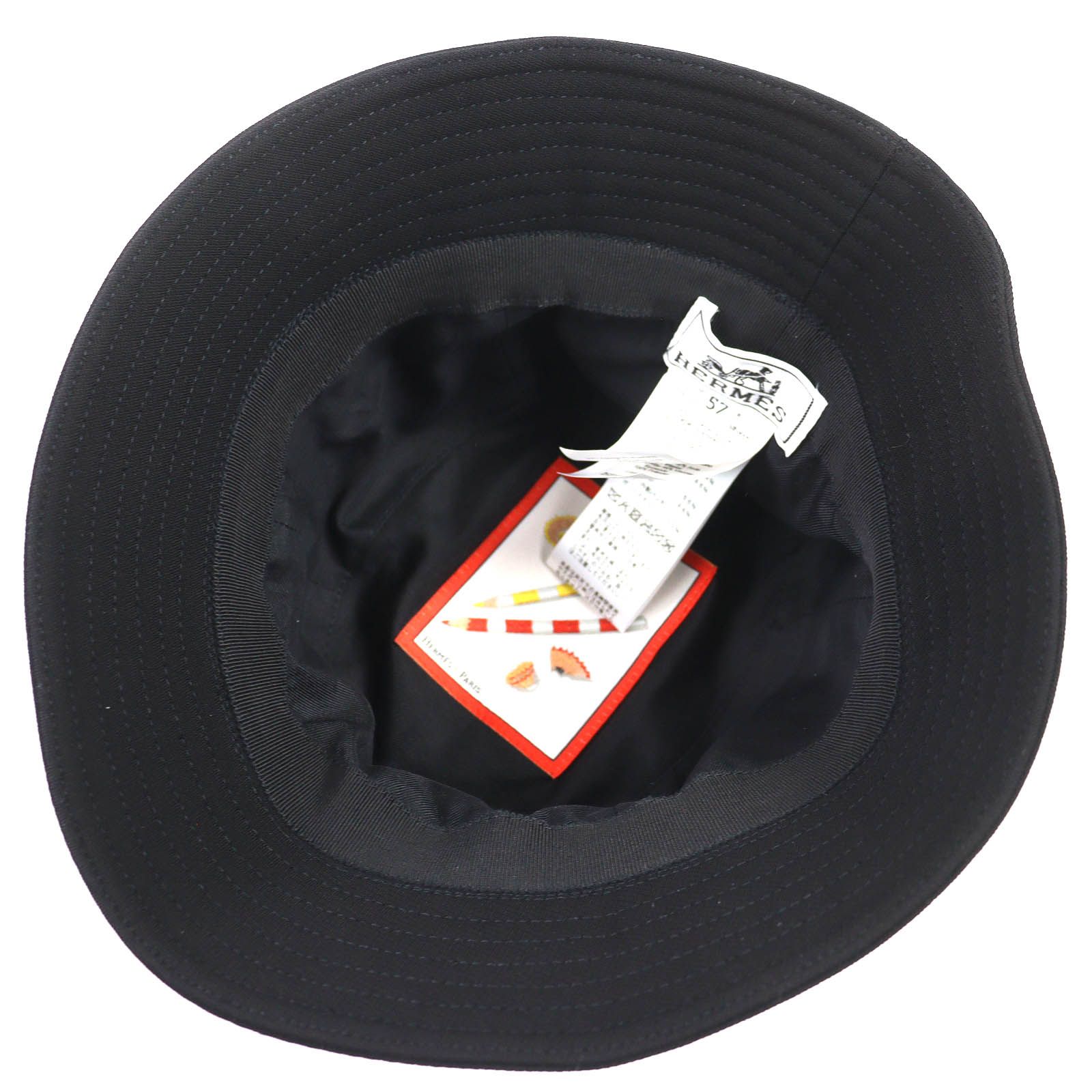 美品△HERMES エルメス カルヴィ ミラノジャージー セリエボタン