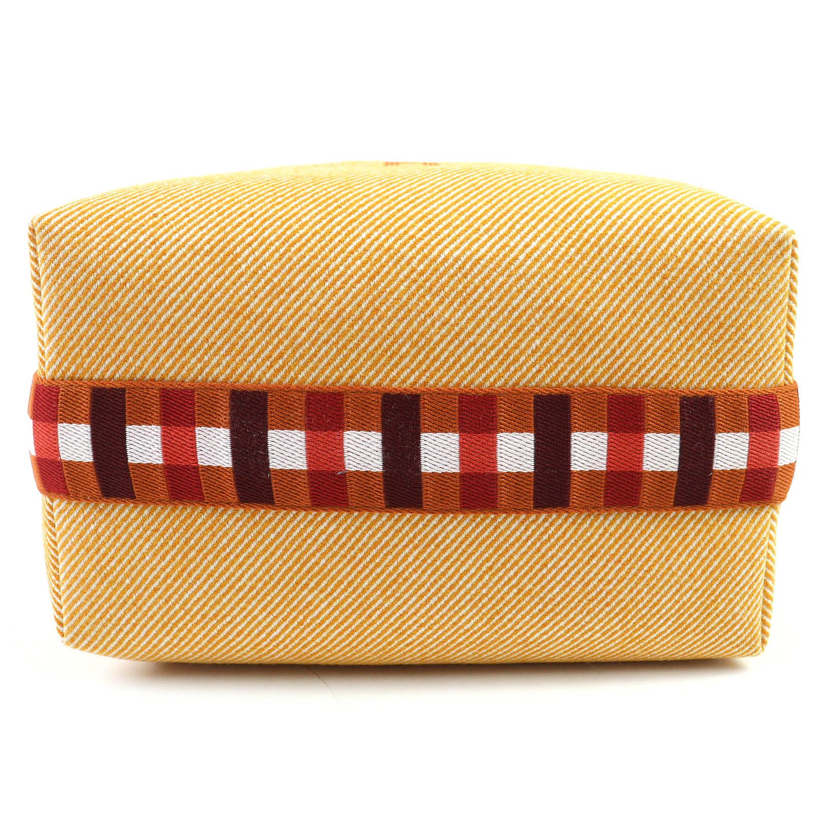 未使用品△HERMES エルメス ブリッド ア ブラック GM オ カレ ウール