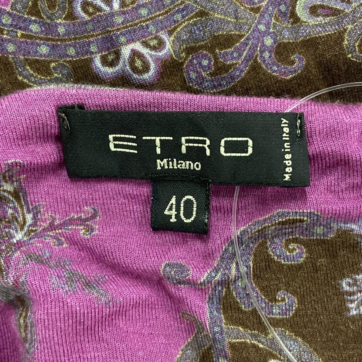 ETRO(エトロ) ワンピース サイズ40 M レディース - ピンク×ダーク
