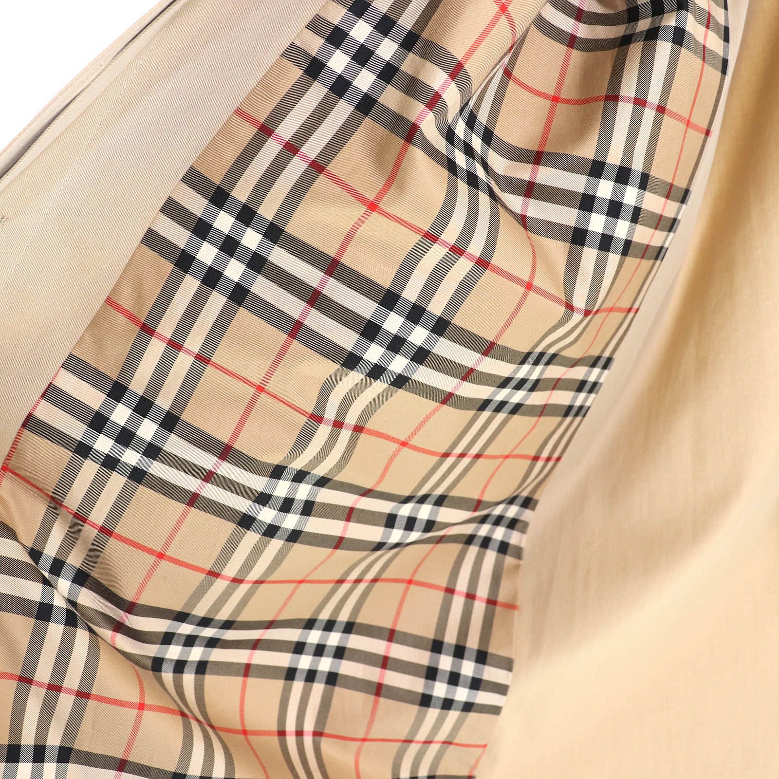 極美品△BURBERRY バーバリー 8083862 コットン100％ 裏地ノバチェック
