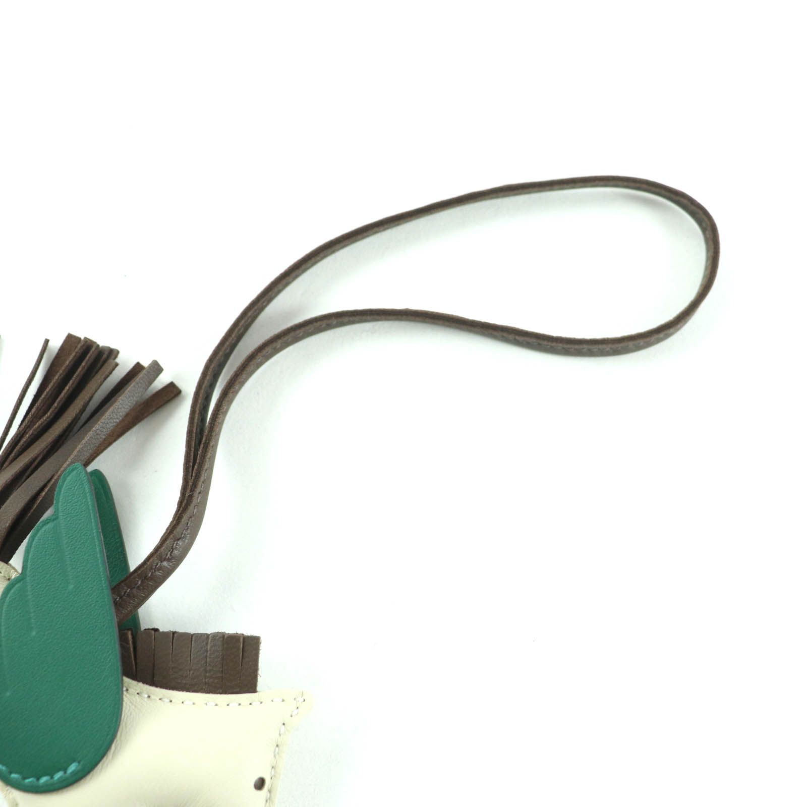 ❤未使用品❤ペガサスＰM ヴェールモワイヤン エルメス W刻印 美しい翼 ロデオ チャーム ペガサス PM ヴェールモワイヤン グリーン 緑[] Rodeo