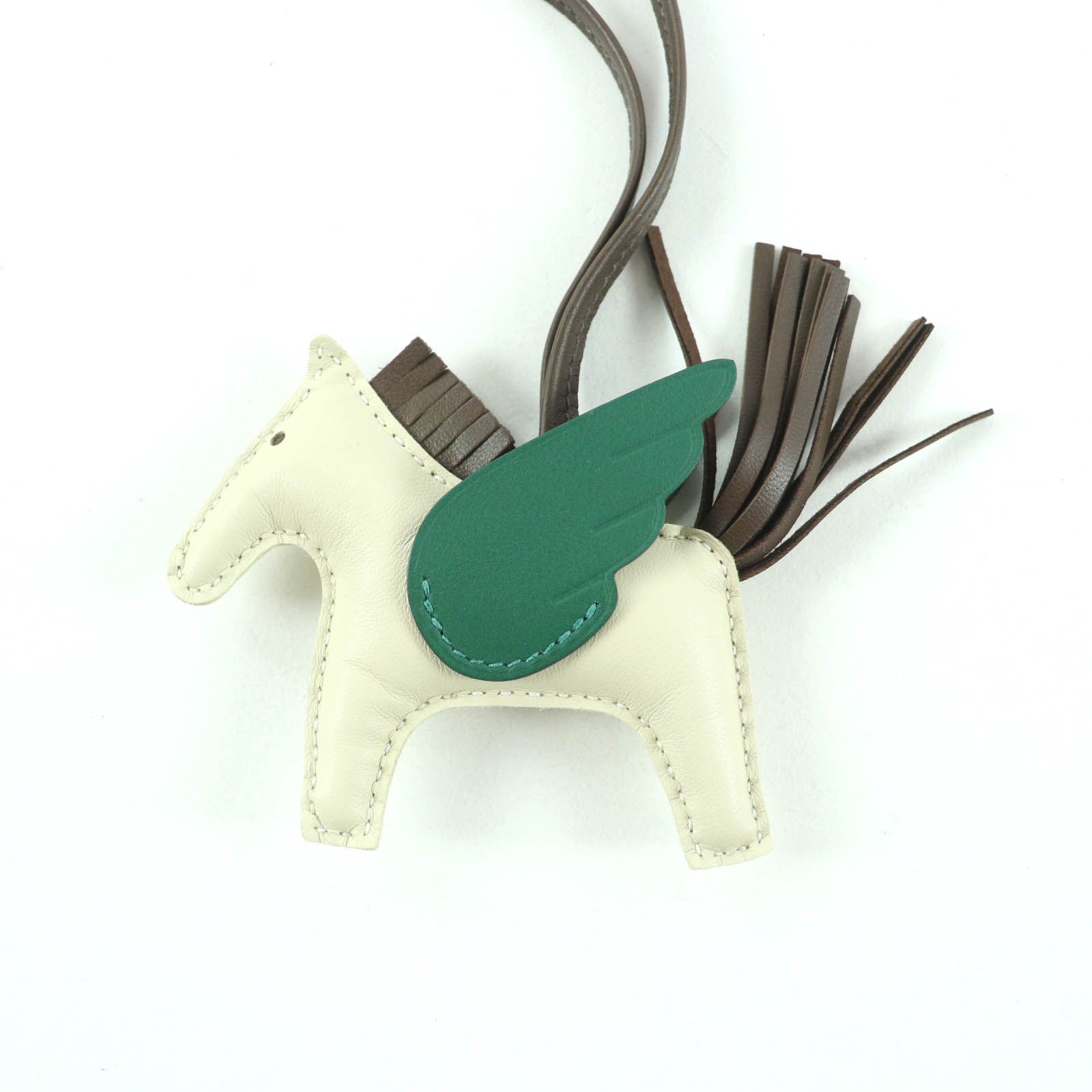 極美品☆HERMES エルメス ロデオ ペガサスPM クレ/ショコラ/ヴェール