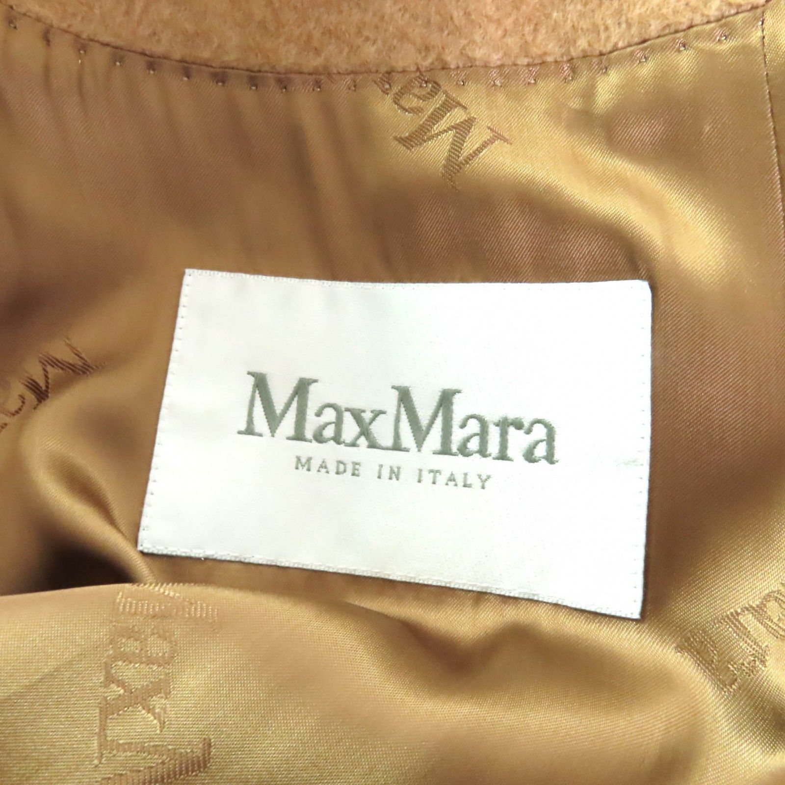 極美品☆Max Mara マックスマーラ RIALTO リアルト キャメル100％ 白