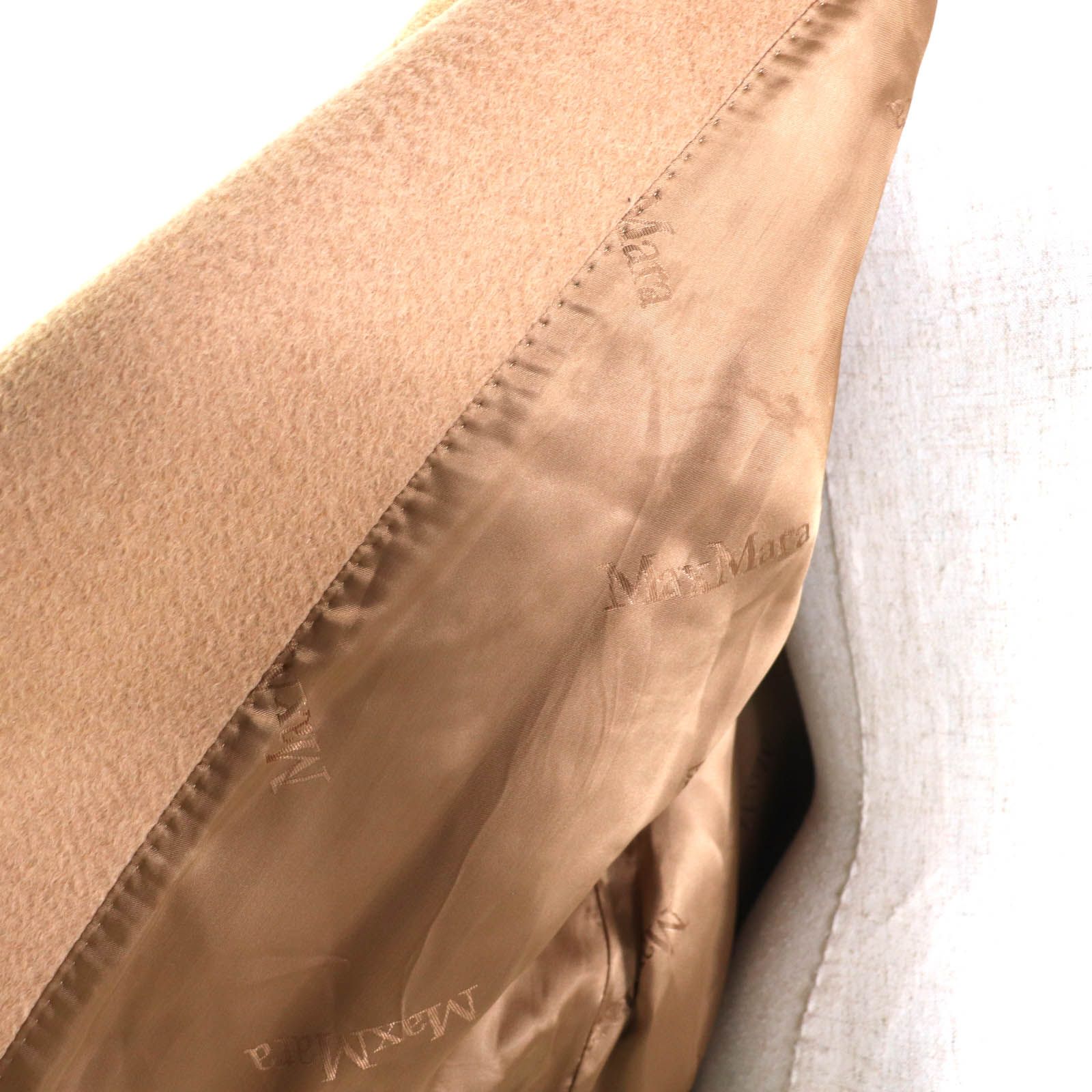 極美品☆Max Mara マックスマーラ RIALTO リアルト キャメル100％ 白