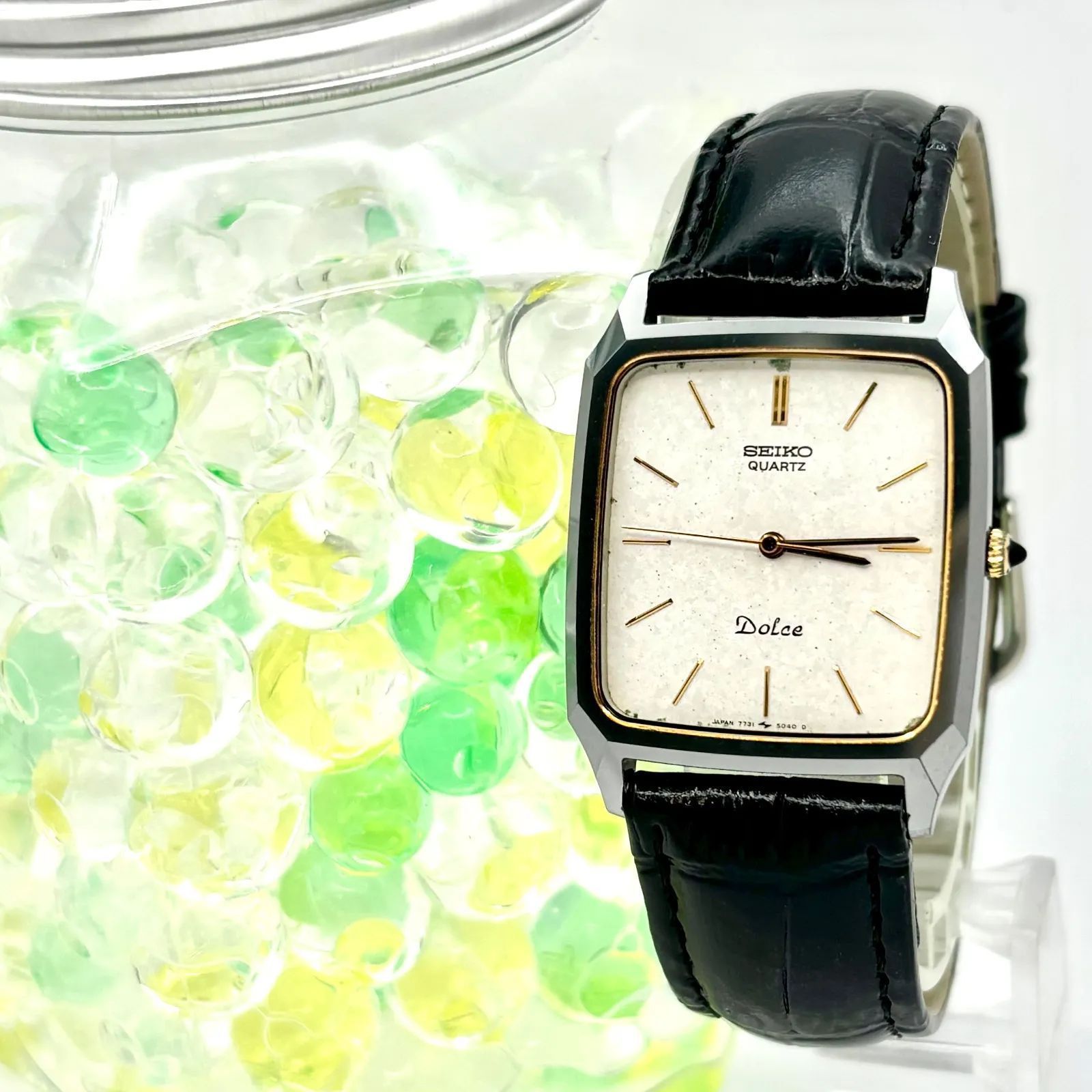 新品電池】SEIKO セイコー Dolce ドルチェ メンズ 腕時計 7731-5040 