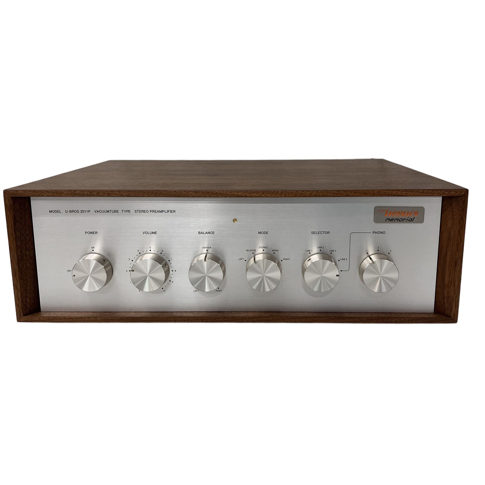 フォノアンプ内蔵 真空管式ステレオプリアンプ