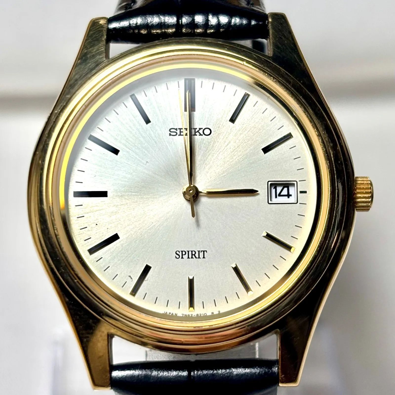 新品電池】SEIKO セイコー SPIRIT スピリット メンズ 腕時計 ゴールド