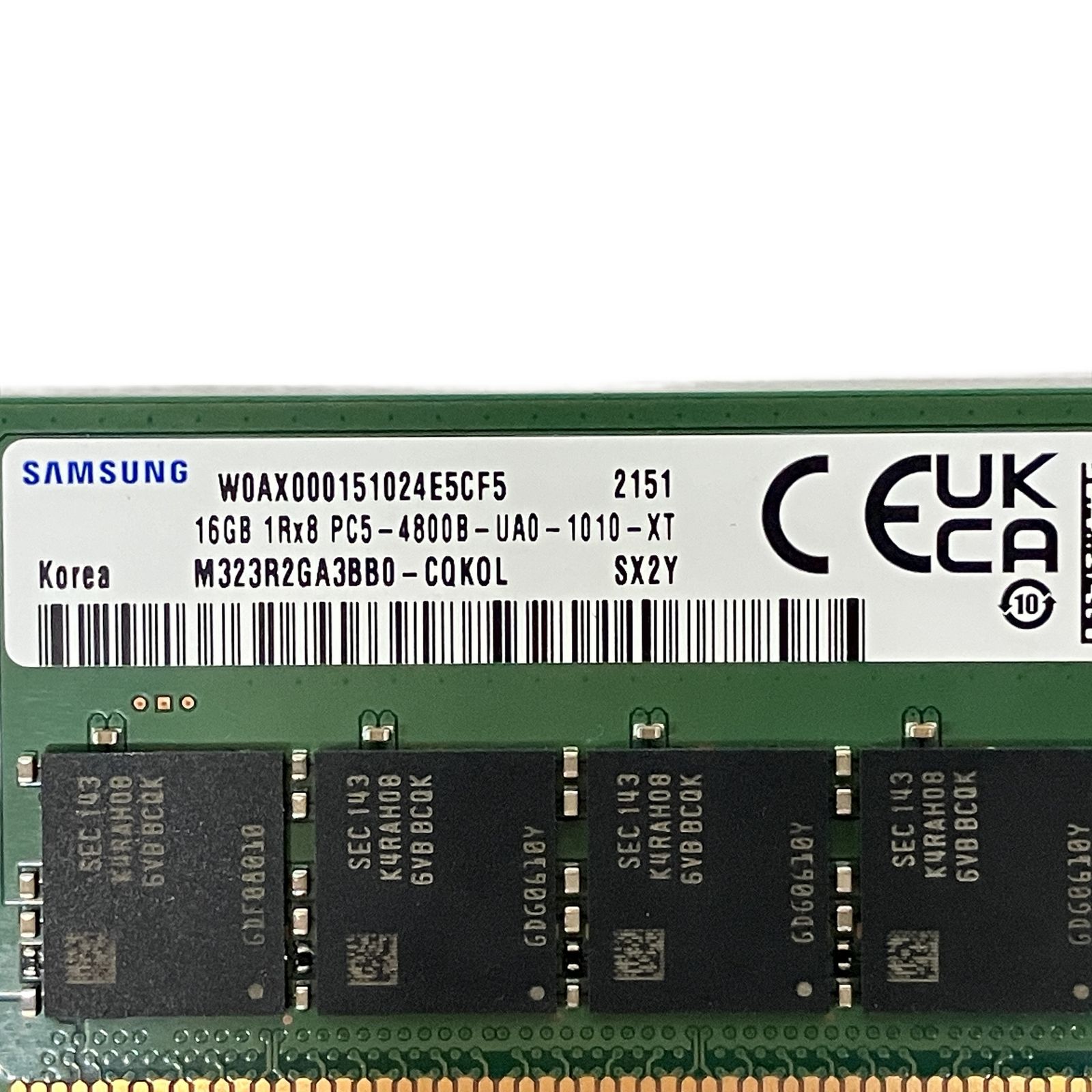 Samsung CQKOL DDR 5メモリ 32 GB 16 組 デスクトップ