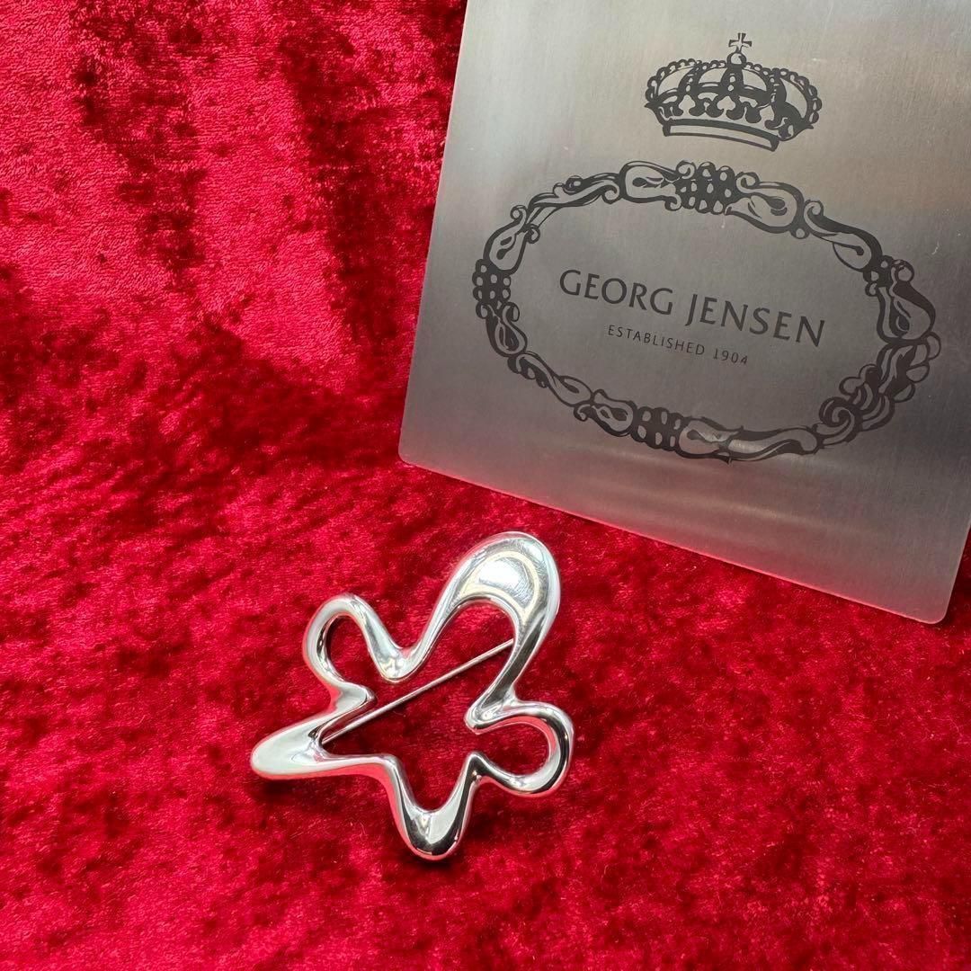 美品 ブローチス プラッシュ ♯321 ジョージジェンセン/GEORG JENSEN