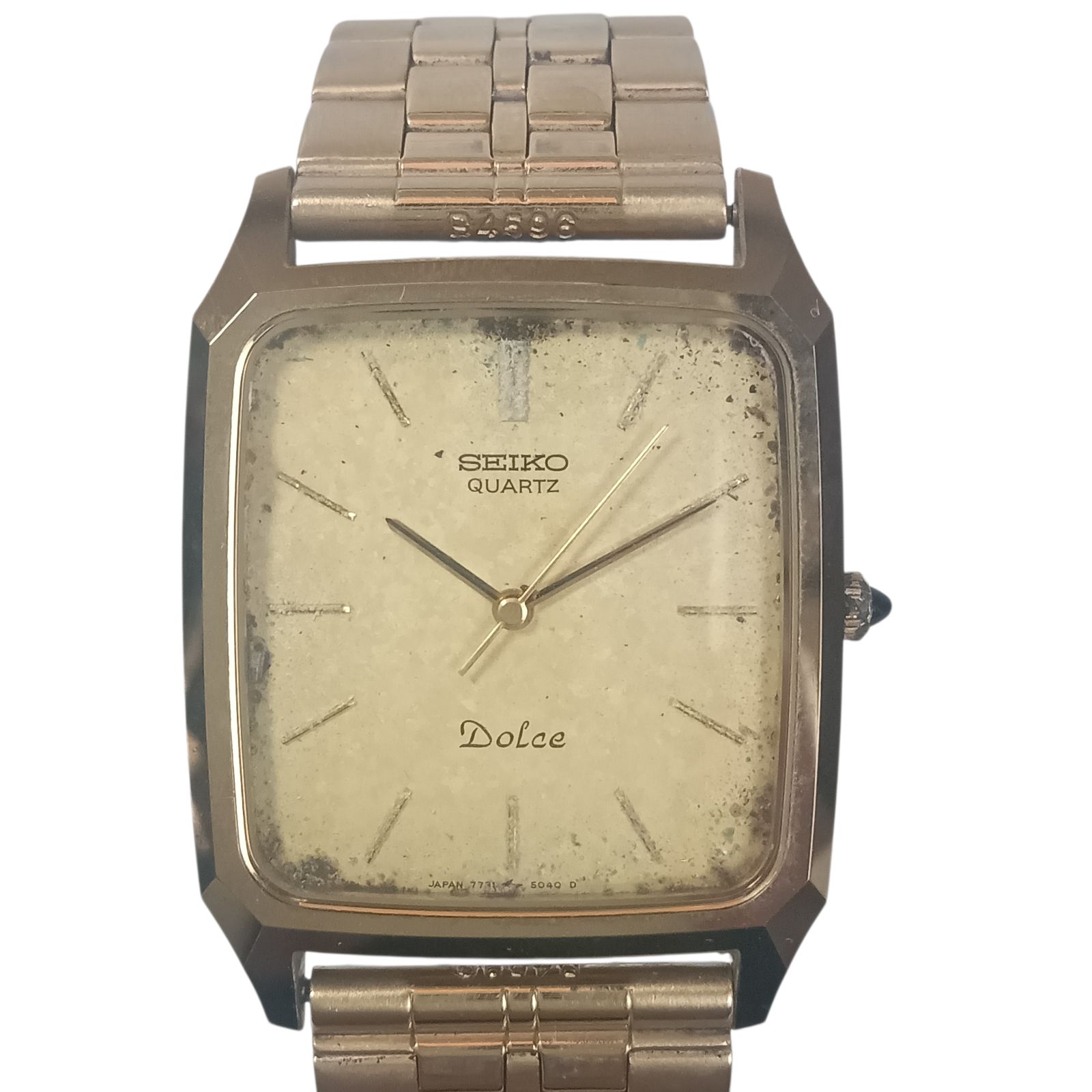 稼働 良品】1216-2 SEIKO DOLCE セイコー ドルチェ 7731-5040 メンズ