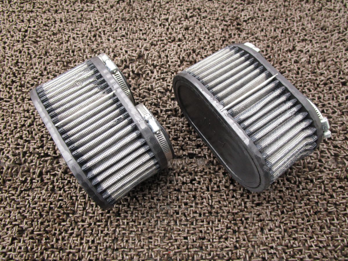 イナズマ1200 社外 K N ツイン フィルター A 9412 GV 76 カスタム素材に スズキ V 719 INAZUMA キャブ車