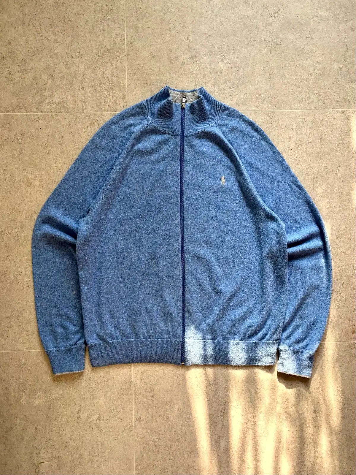 ポロ ラルフローレン ジップアップ ニット セーター L 100 105