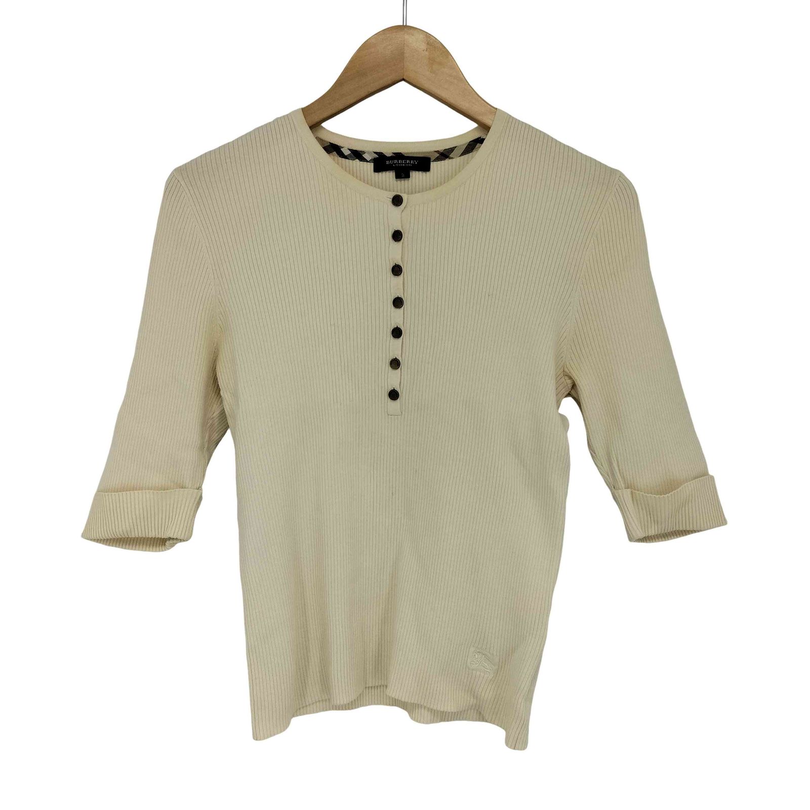 バーバリーロンドン BURBERRY LONDON ワンポイント刺繍 ノバチェック