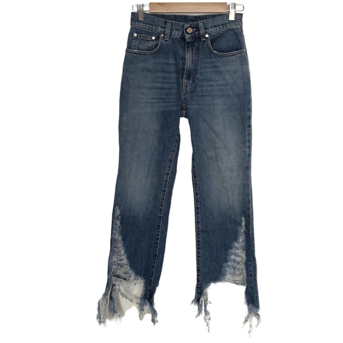 stellamccartney ステラマッカートニー ジーンズ サイズ24 レディース - ブルー クロップド 半端丈