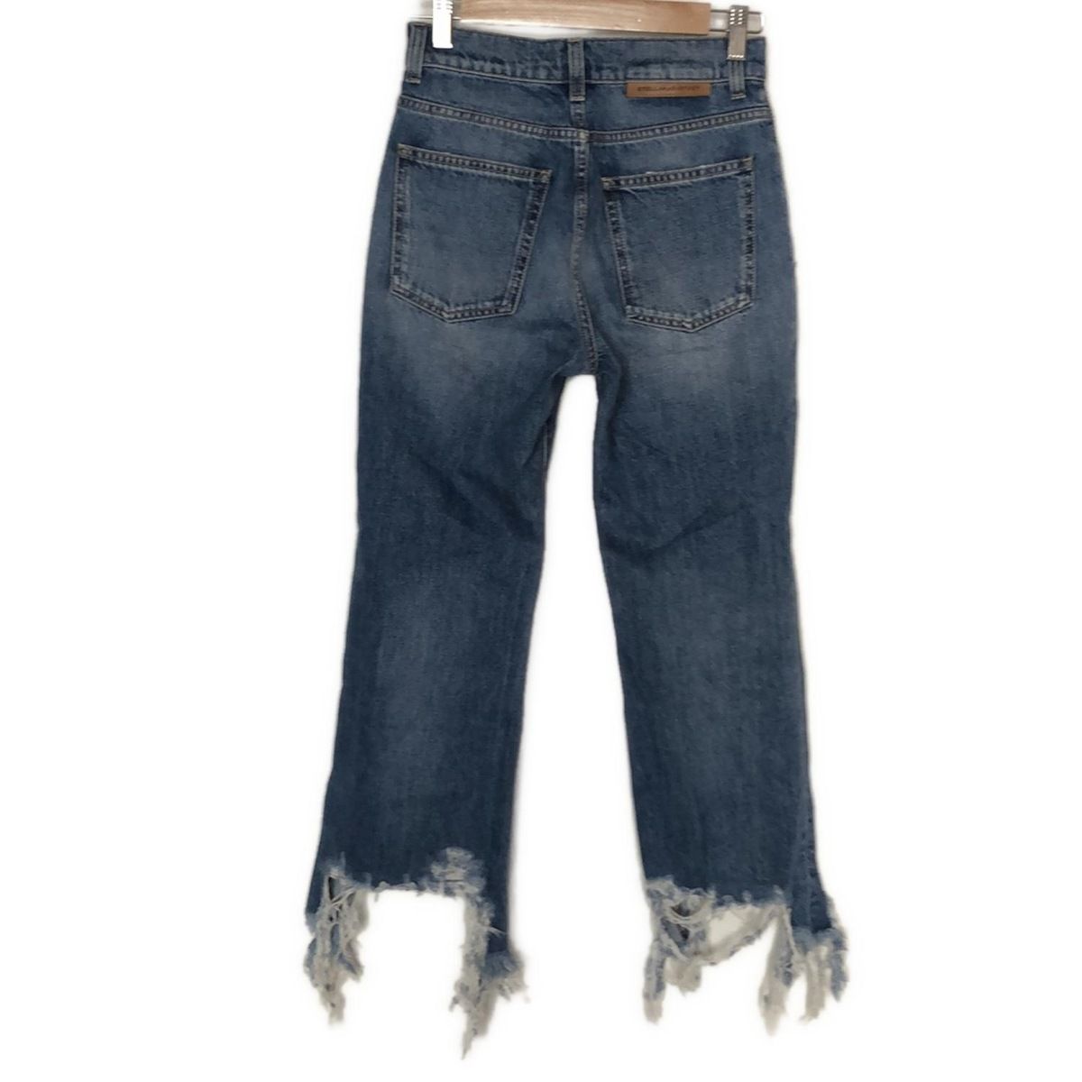 stellamccartney ステラマッカートニー ジーンズ サイズ24 レディース - ブルー クロップド 半端丈