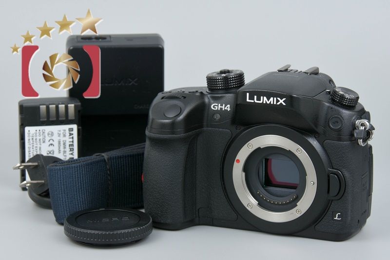 Panasonic パナソニック LUMIX DMC GH 4 ブラック ミラーレス一眼カメラ シャッター回数僅少 ミラーレスカメラ